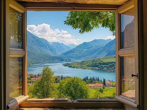 uitzicht vanuit het huis of door natuurlijk kader buiten