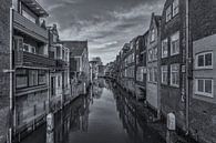 Voorstraathaven in Dordrecht - zwart-wit  van Tux Photography thumbnail