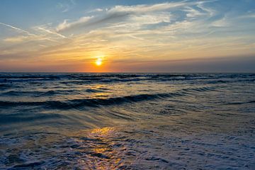 Sonnenuntergang über dem Mittelmeer von Animaflora PicsStock