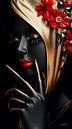 goud - zwart - rood van Gelissen Artworks thumbnail