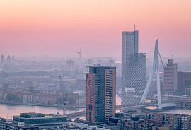 Zonsopgang Rotterdam van AdV Photography