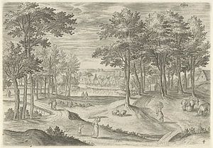 Hans Collaert (I), Ansicht von Ixelles
