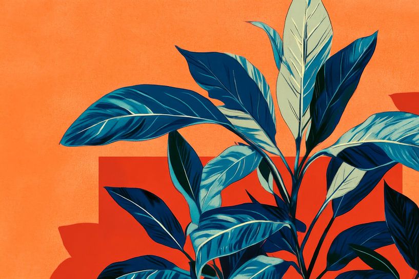 Tropische plantenpracht van Poster Art Shop