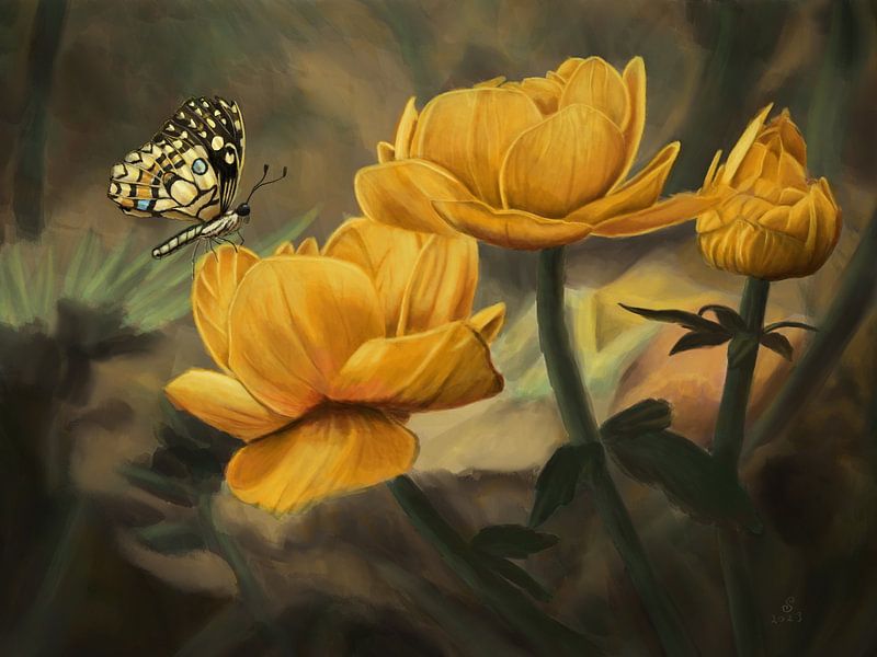 Yello Flowers by sabrina van lijsdonk