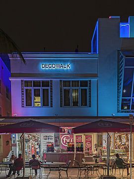 Miami Beach Night by Michael Schulz-Dostal