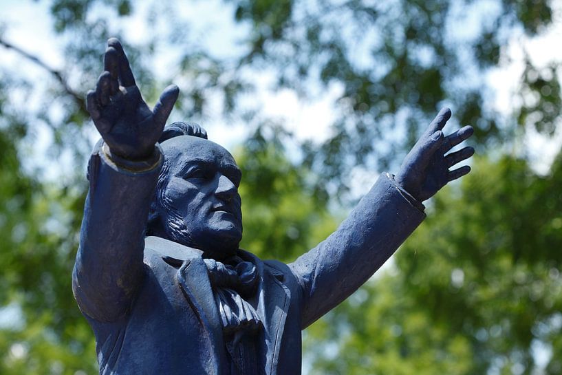 Sculpture Richard Wagner, Walk of Wagner, Bayreuth by Torsten Krüger