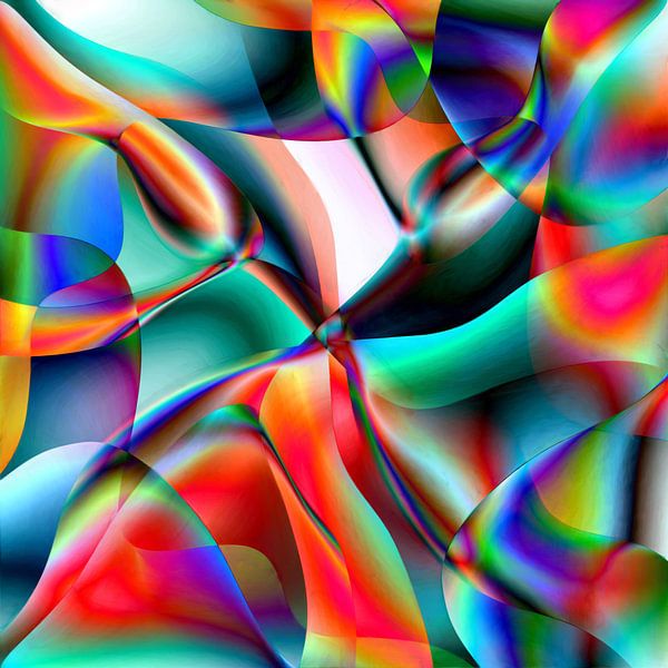 Abstract wavy lines by Maurice Dawson