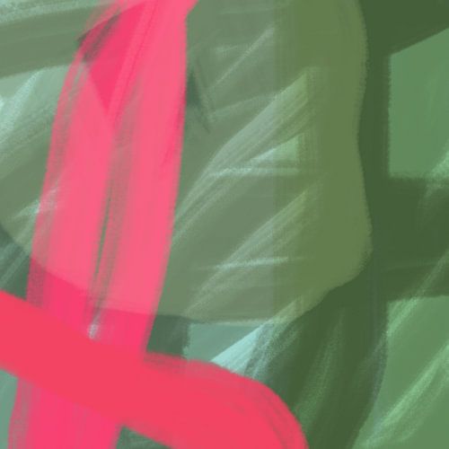 Kleurrijke moderne abstracte kunst in neon- en pastelkleuren nr. 2