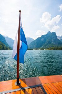 Königssee in Beieren van Werner Dieterich