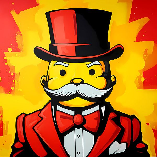 Pop Colour Art: Mr. Monopoly by Surreal Media