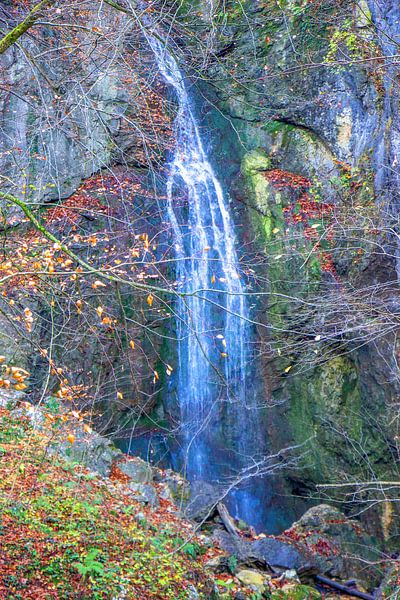 The Mühlbach waterfall in Hallein by Christa Kramer
