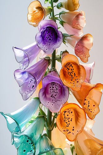 Farbiges Glas-Fingerhütchen II