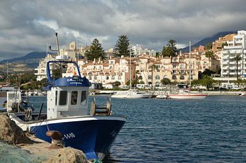 Sur le port de pêche d'Estepona.