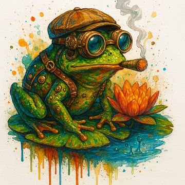 Steampunk Lily Hopper von Digital Picture Art