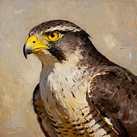 Wildtiere – Ungezähmte Anmut – Habicht 2 von Johannas Art Creations