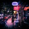 Rotterdam Neon Light by night van Maurice Verschuur