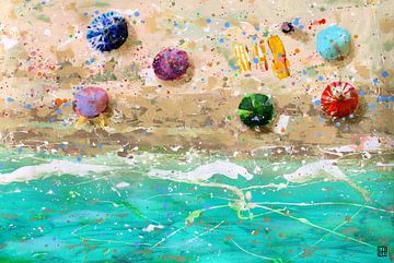 Beach day van Atelier Paint-Ing