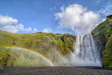 Skogafoss waterfall in Iceland by Sjoerd van der Wal
