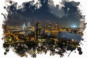 Feijenoord ART Rotterdam Stadion "De Kuip" Skyline