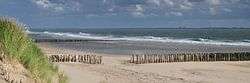 Panorama van de Zeeuwse kust