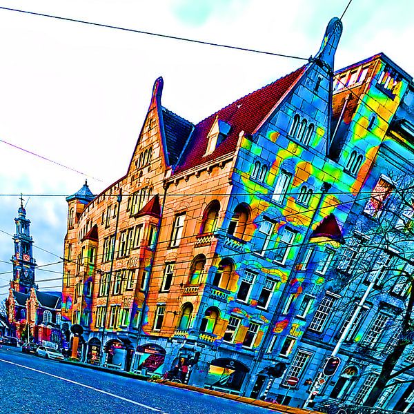 Colorful Amsterdam #102 van Theo van der Genugten