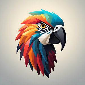 Vektorbild Vogel / Papagei