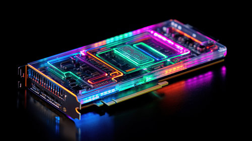 Videokaart zonder fan neon