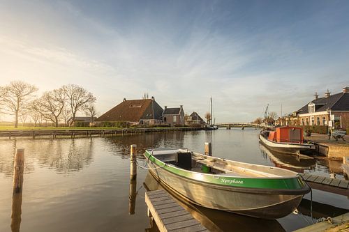 Harbour in the Frisian village of Gaastmeer