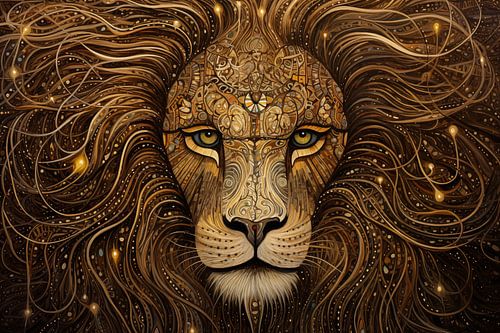 Leeuw in Goud