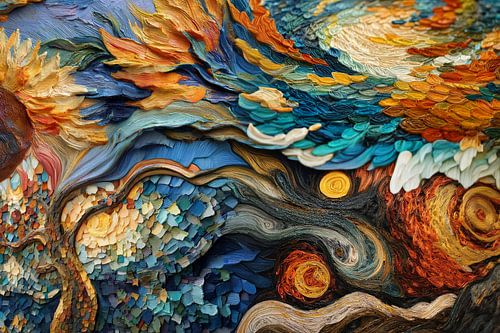 schilderachtige abstracte herfst