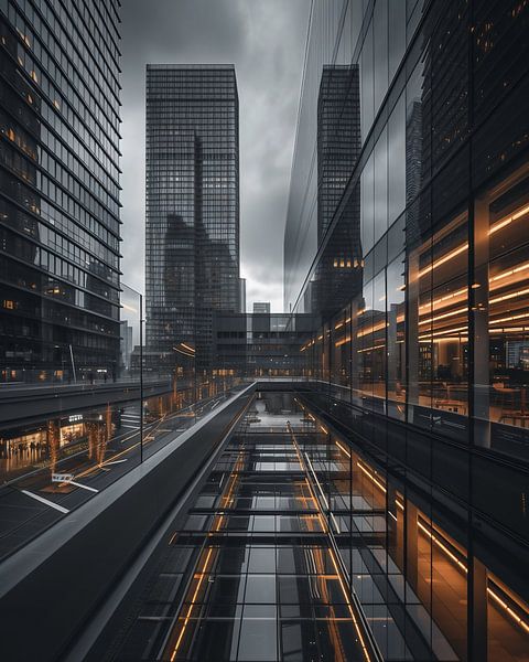 Urbane Ästhetik von fernlichtsicht