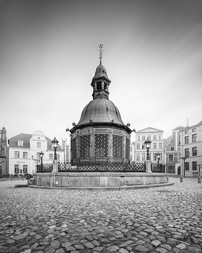 Wasserkunst Wismar (b/w)