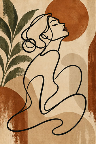 Earthy One Line Woman