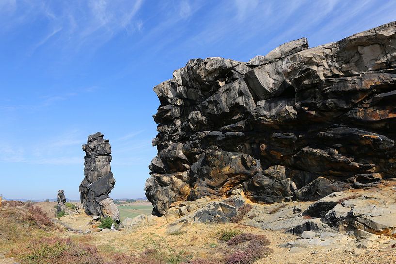 The Teufelsmauer between Neinstedt and Weddersleben in the Harz Mountains by Karina Gebert