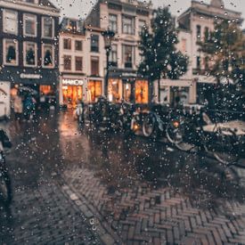 Regenachtige dag in Utrecht van Een Wasbeer