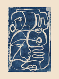 Bound By Line (indigo) van Thing Design
