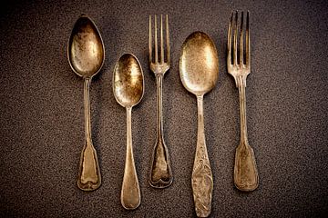 Brocant cutlery by Rob van Soest