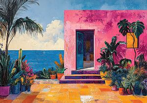 Matisse inspiriert Mediterran Meerblick Meer Fauvismus