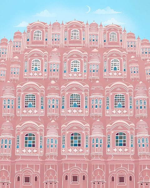 Jaipur, India van Petra Lizde