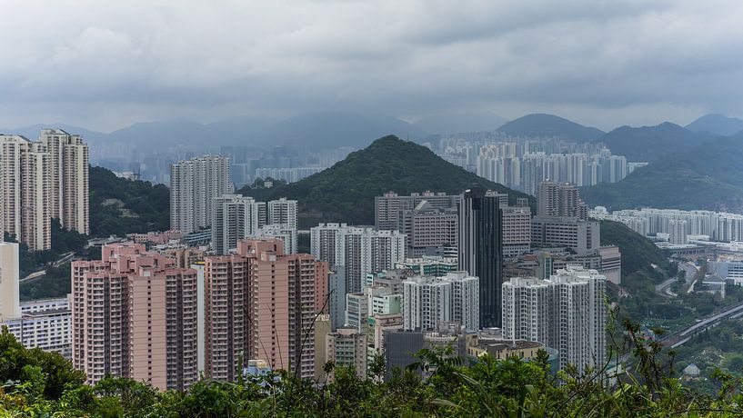 Skyline von Hongkong von Shanti Hesse