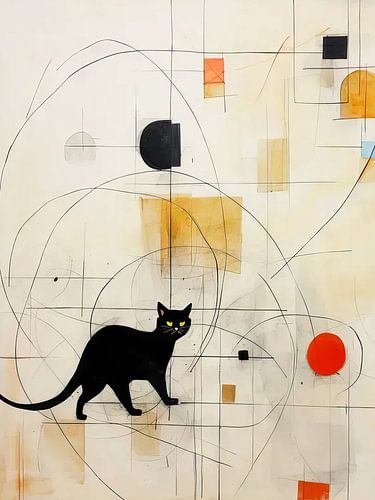 Black Cat Style Abstract