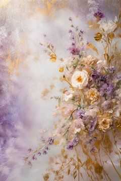 Fleurs Peinture Rococo sur Preet Lambon