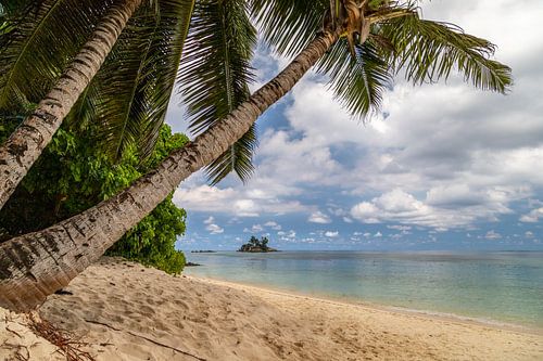 Beach anse royale on the Seychelles island Mahé