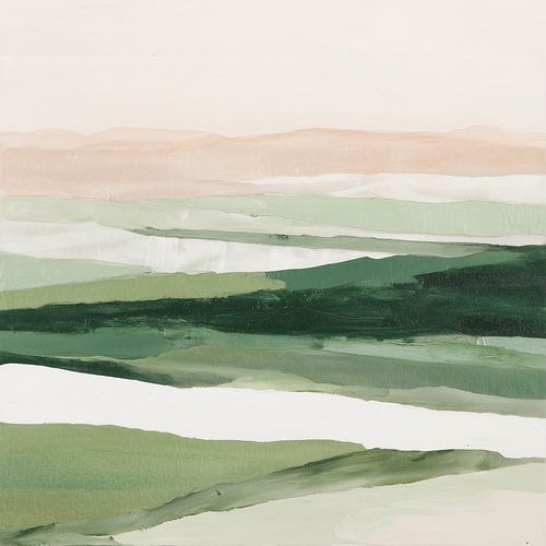 Paysage en couches et en lumière