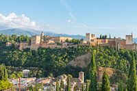 Alhambra Paleis en Alcazaba, Alhambra en Albaycin,