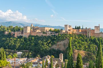 Alhambra Paleis en Alcazaba, Alhambra en Albaycin,
