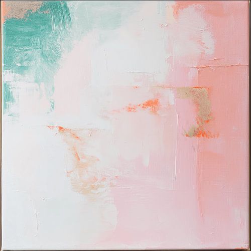 Dreamy paint strokes in pastel shades