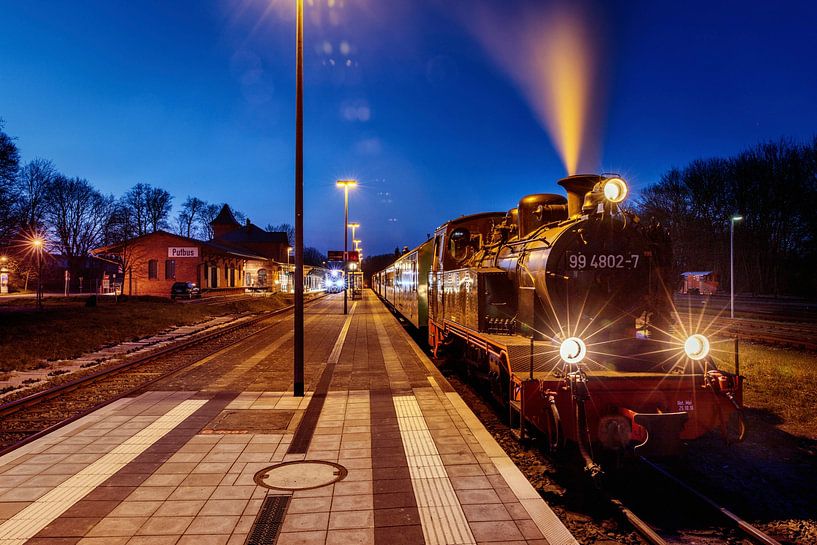 Rasende Roland at Putbus Station by Rob Boon