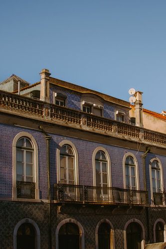 Blaue Fliesen in Lissabon