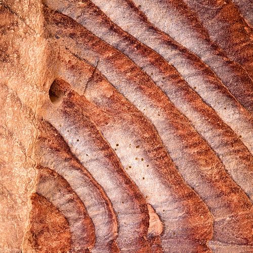 Rotswand in rood - studie 2